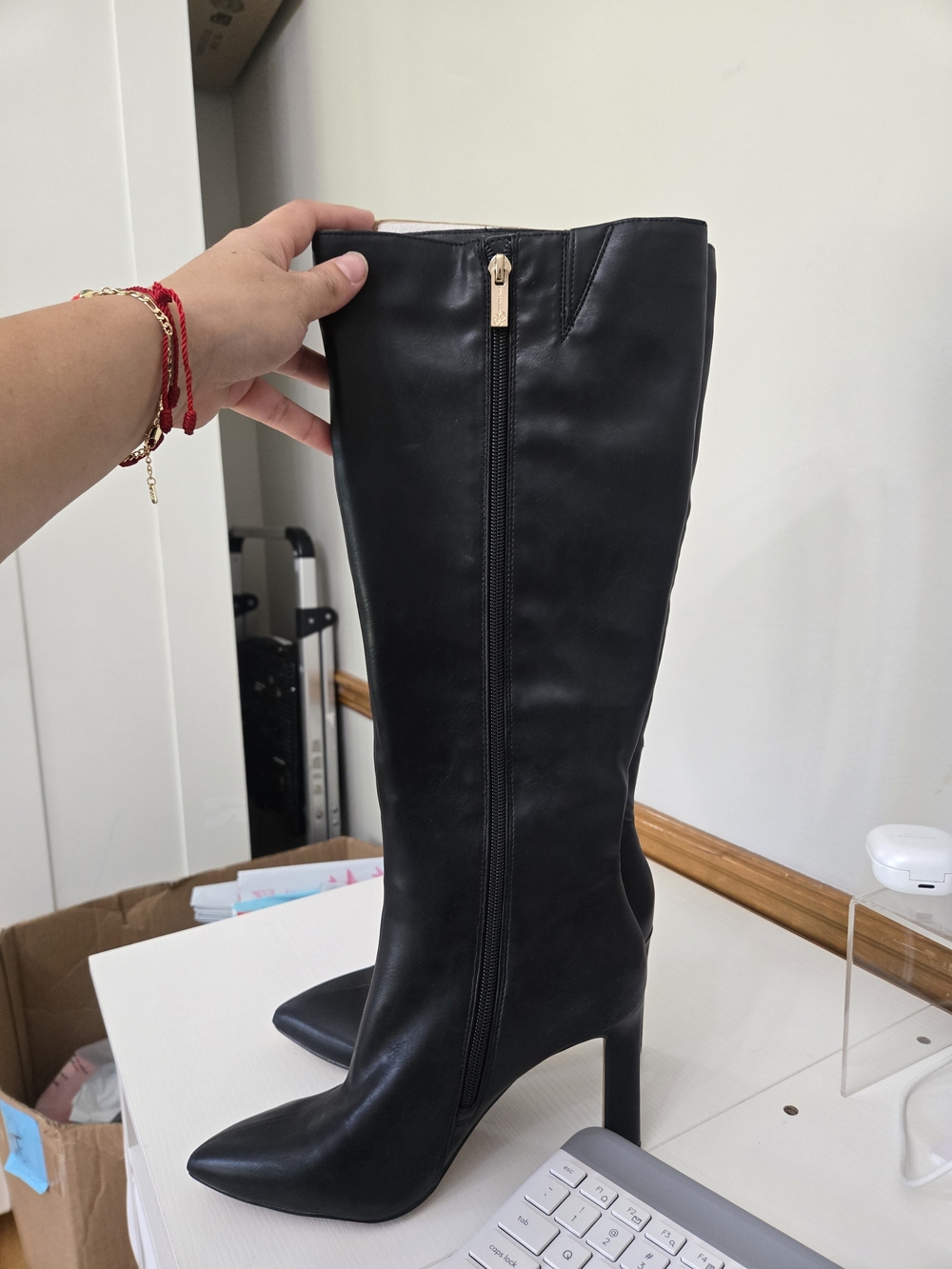 NWOB Jessica Simpson Noyaa Knee High Boots Size 7.5M - Picture 16 of 16